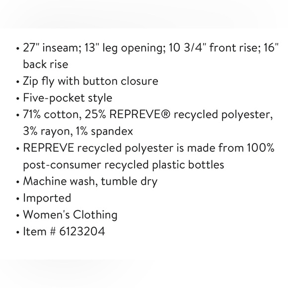 1822 Denim Light Blue Jeans - Picture 7 of 7